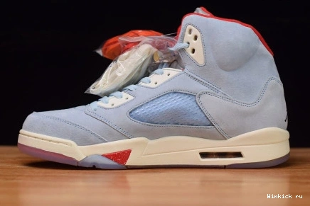 "ICE ROOM RETRO JORDAN X 5 AIR TROPHY BLUE" 1126